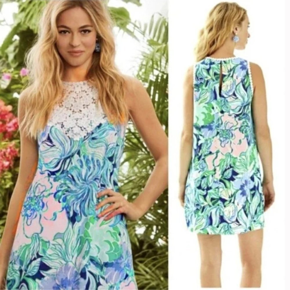 Lilly Pulitzer Nala Soft Shift Dress Party Thyme